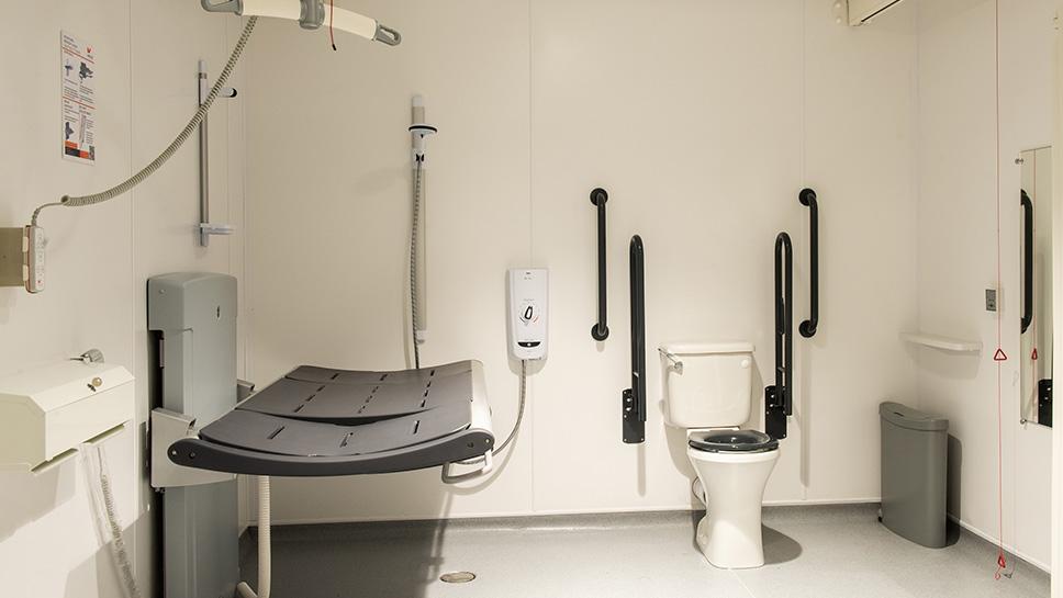 Interior of Lloyds' Changing Places Toilet