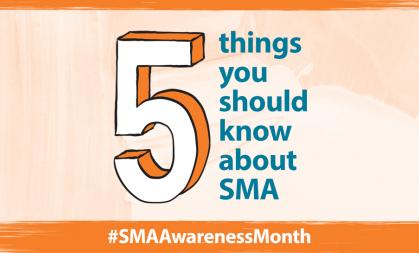 Banner that says '5 things you should know about SMA'